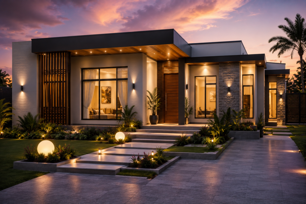 3 Bedroom Flat Roof House Designs in Kenya